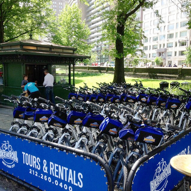 Location de vélos au parc d'État de la Liberté - Cpark South